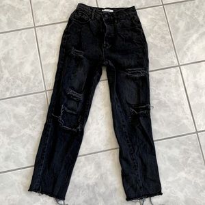 PACSUN STRAIGHT JEANS (DARK WASH)